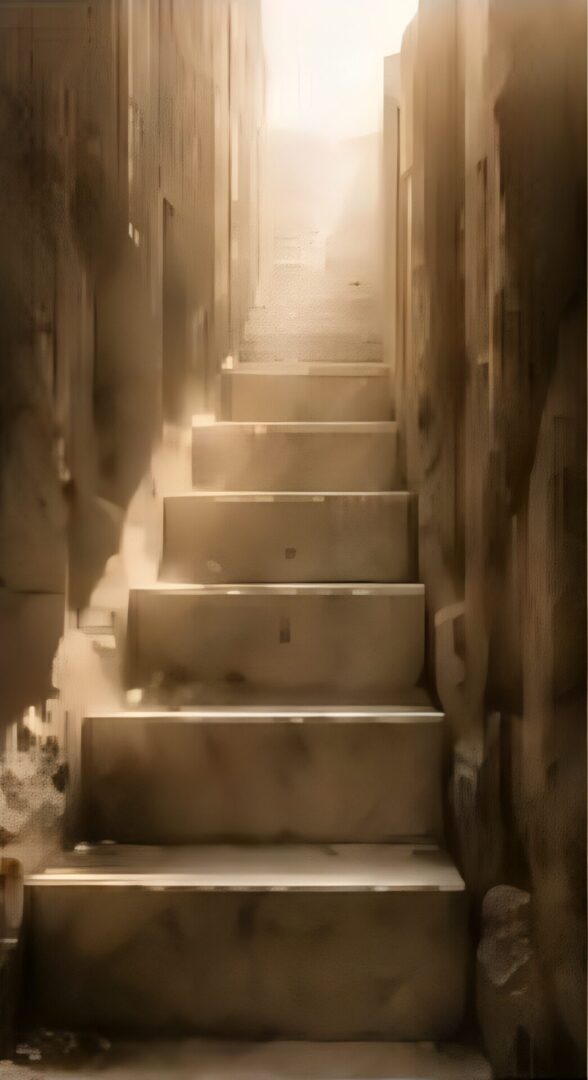 THE FIRST STEP ISN'T THE HARDEST; THOSE STEPS IN THE MIDDLE ARE DOOZIES!